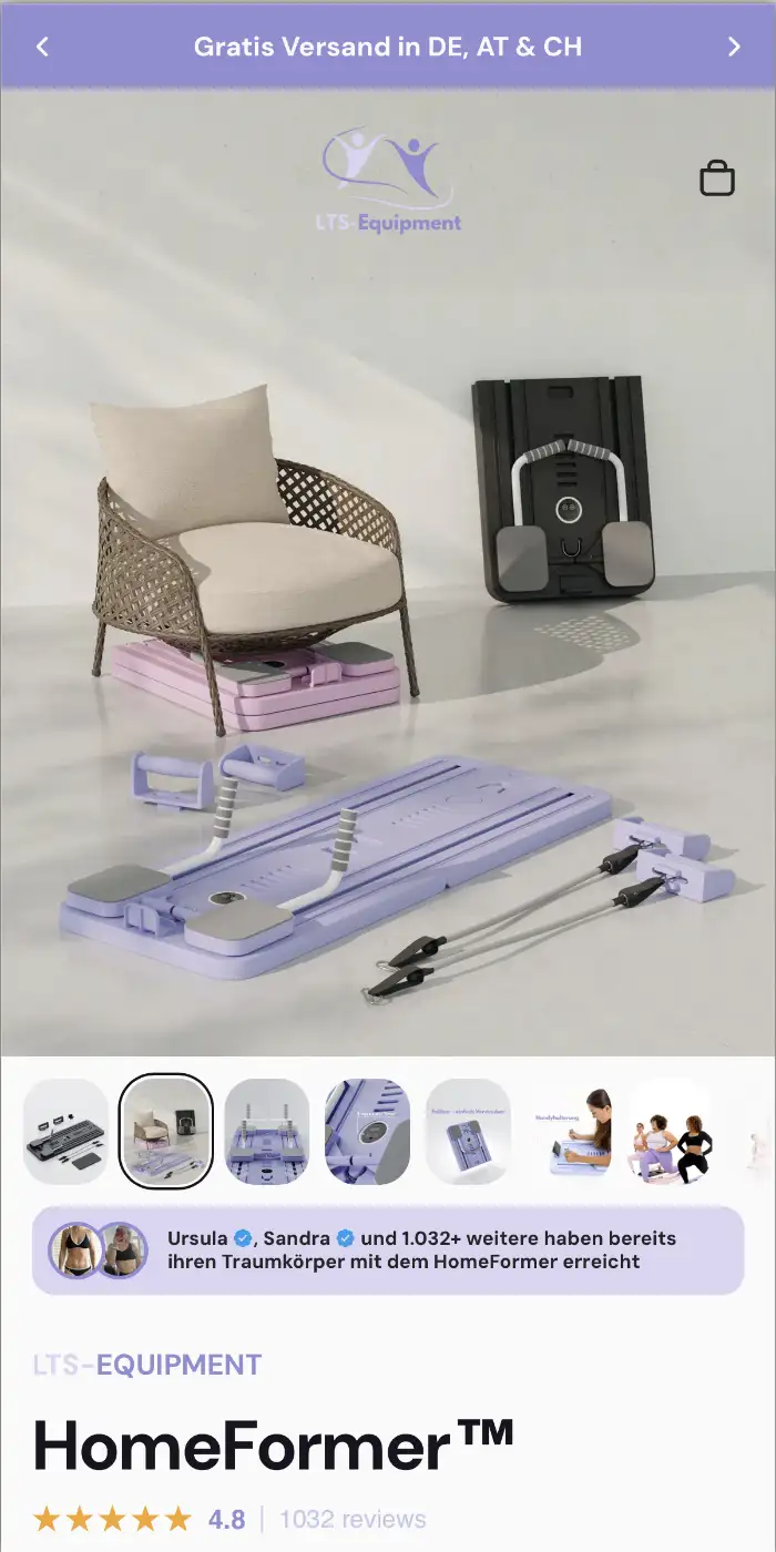 LTS-Equipment Mobile Store nach Redesign – Shopify Custom Theme
